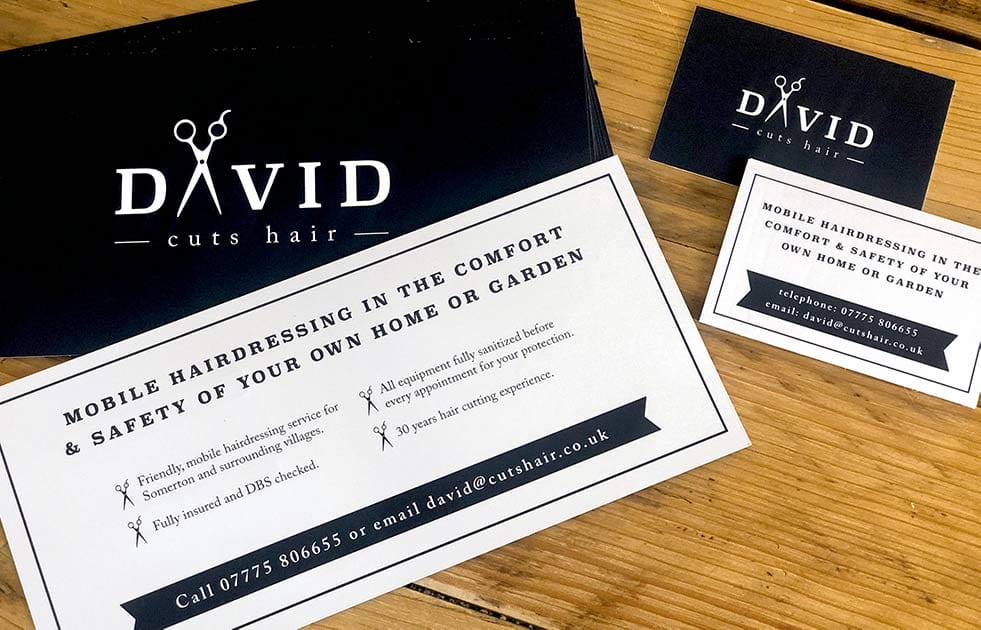 David Cuts Hair Staionery