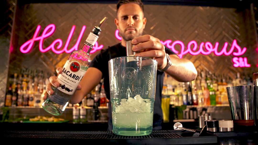 Promotional video production for Bacardi