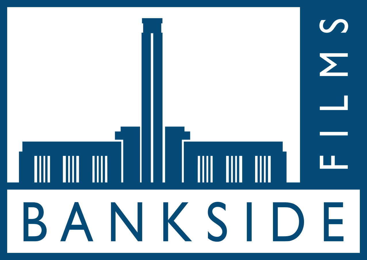 Logo and branding for Bankside Films film production company