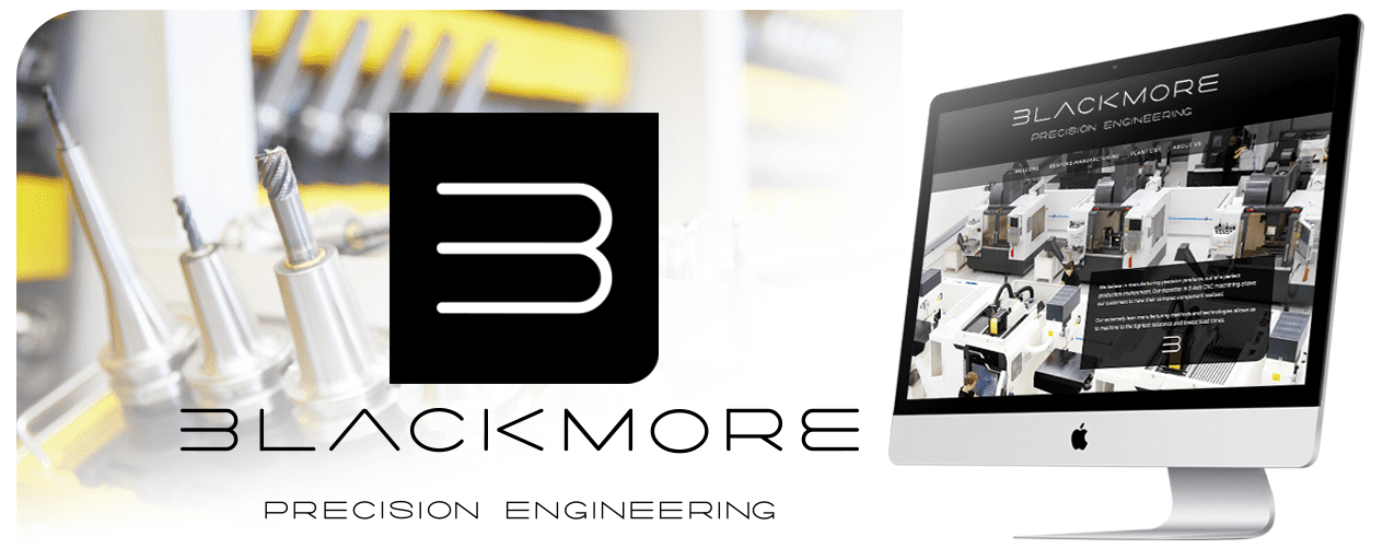 Wordpress website for Blackmore Engineering precision engineering