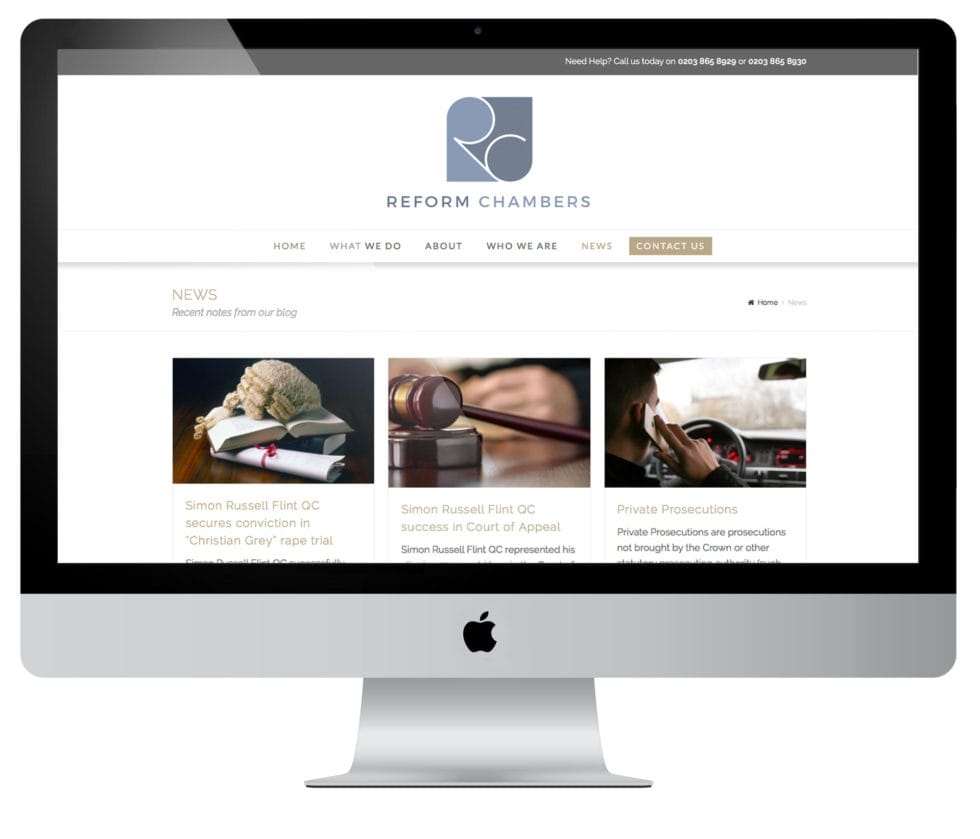 case-studies-mac-reform Wordpress website for start-up barristers chambers