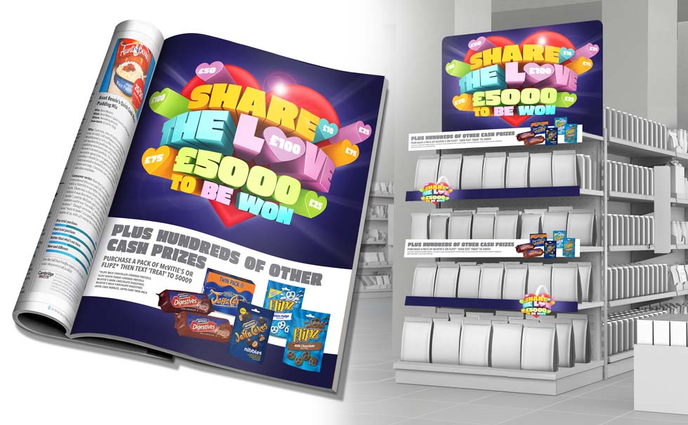 Visuals for promotional marketing campaign