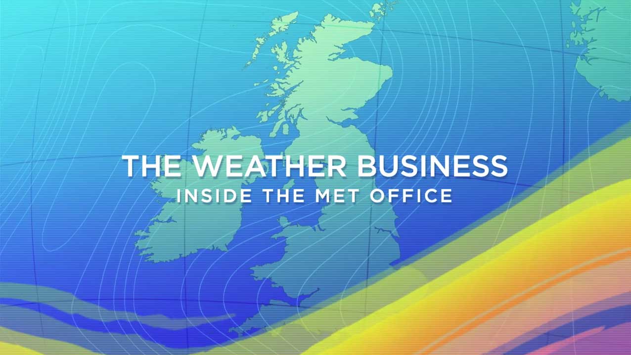 Vector illustration and animation for weather program intro sequence